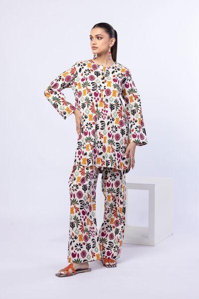Printed | Ripple Crinkle | Pants | AED 72.00