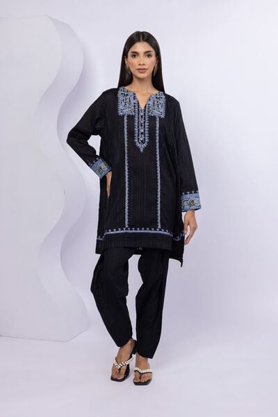 Embroidered | Leno | Kurta | AED 140.00