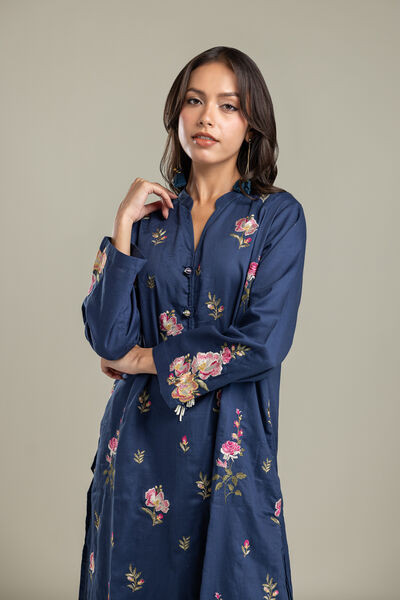 Embroidered | Textured Cotton | Kurta | AED 230.00