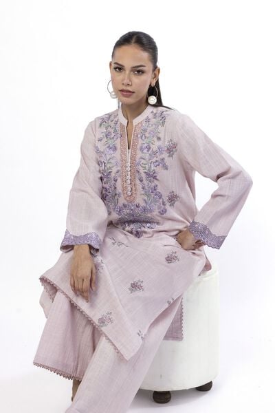 Embroidered | Crosshatch | Fabrics 2 Piece | Top and Bottom | AED 160.00