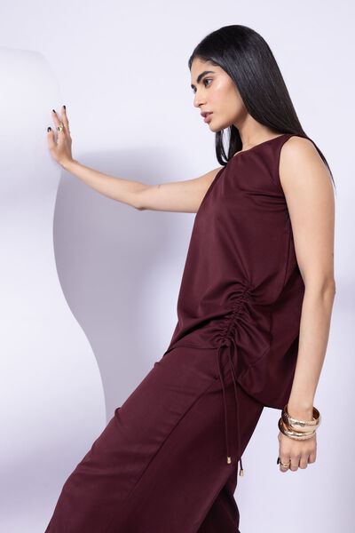 Dyed | Polyester Twill | Blouse | AED 30.00