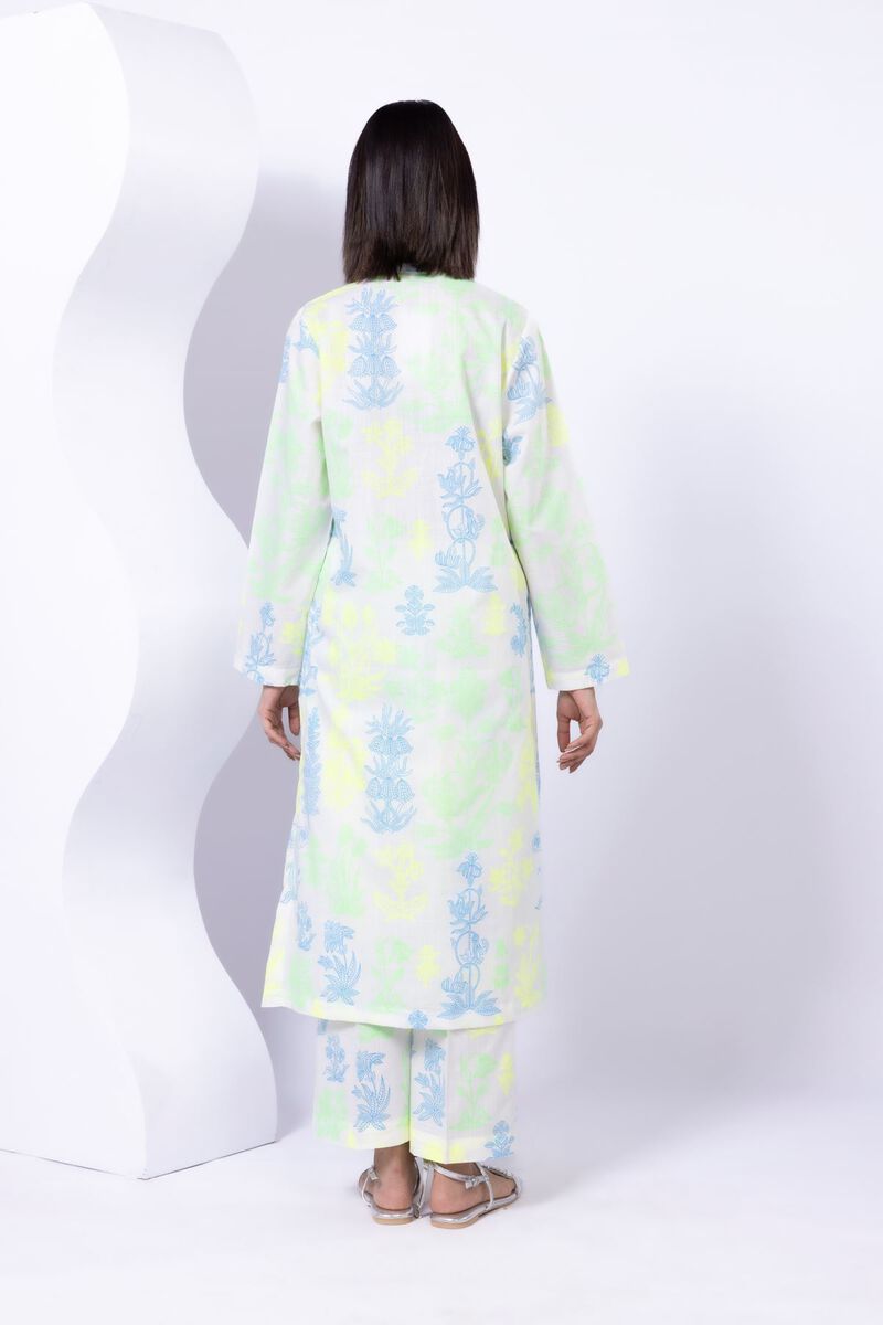 Printed | Crosshatch Poplin | Kurta | AED 60.00
