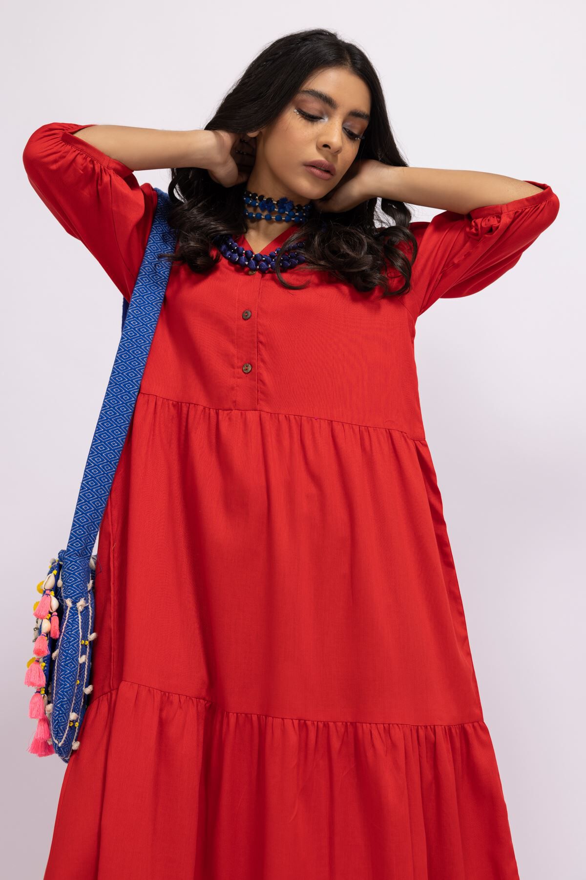 Khaadi clearance frock design