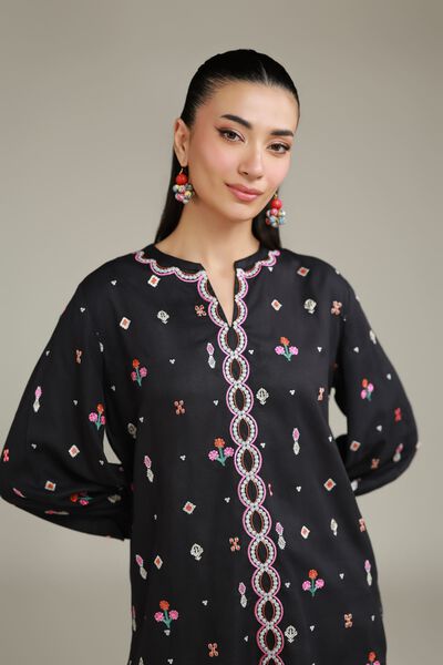 Embroidered | Viscose Crepe | Blouse | AED 45.00
