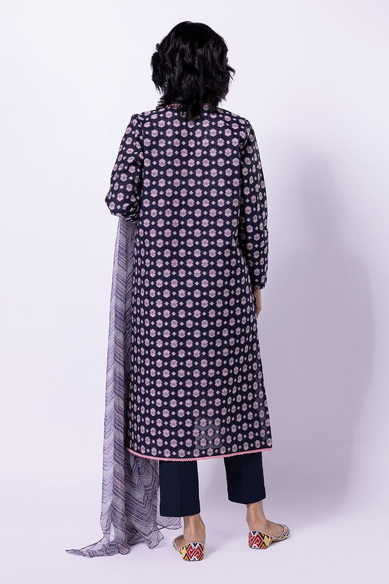 Dyed | Cotton Brosha Jacquard | Fabrics 3 Piece | null