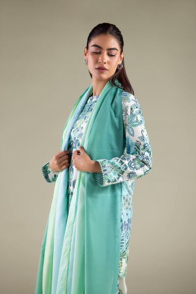 Printed | Lawn | Flowy Draped Dupatta | AED 80.00