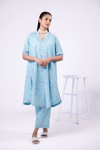 Printed | Ripple Crinkle | Pants | AED 36.00