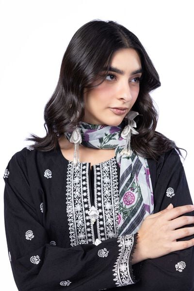 Embroidered | Cotton Dobby | Fabrics 3 Piece | AED 200.00