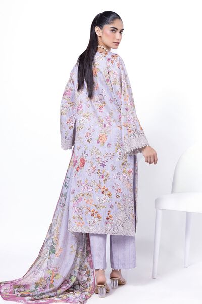 Embroidered | Cotton Satin | Fabrics 3 Piece | AED 240.00