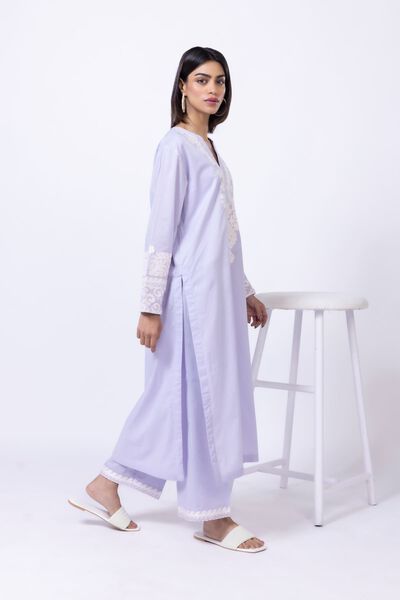 Embroidered | Cambric | Pants | AED 68.00