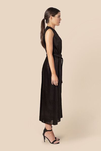 Maxi Dress | Embroidered, BLACK, hi-res