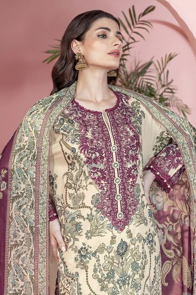Pima Lawn | Embroidered | Tailored 3 Piece | AED 200.00