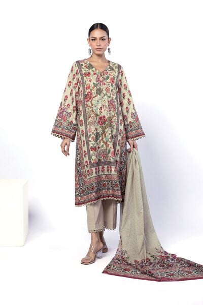 Printed | Broshia | Fabrics 3 Piece | AED 180.00