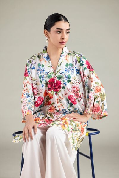 Printed | Polyester Silk | Kurta | AED 100.00