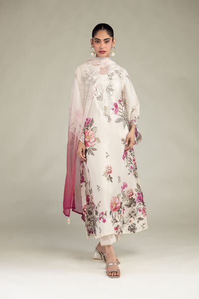 Embroidered | Blended Viscose | Blended Viscose Pants | AED 65.00