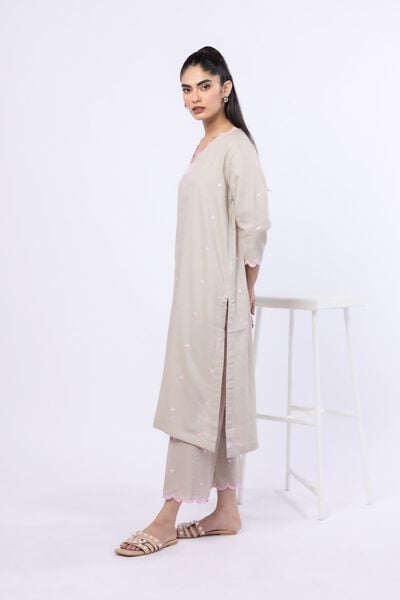 Embroidered | Cotton Dobby | Pants | AED 80.00