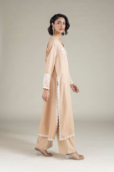 Dyed | Heavy Blended Viscose | Relaxed Solid Pants | AED 75.00