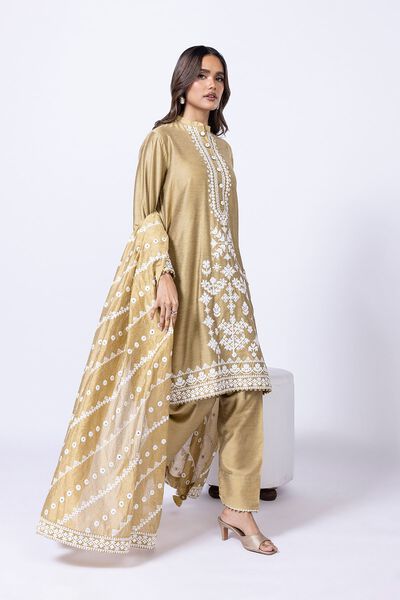 Embroidered | Raw Silk | Kurta | AED 96.00