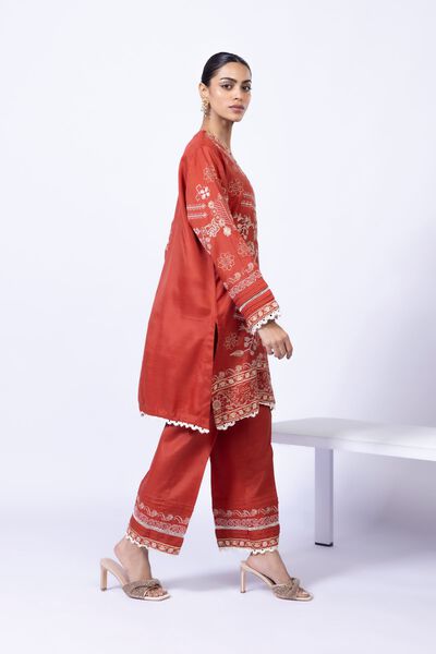 Embroidered | Thai Silk | Pants | AED 36.00