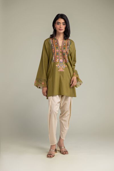 Embroidered | Cotton Dobby | Solid Cotton Shalwar | AED 130.00