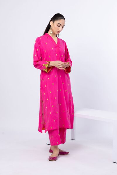 Embroidered | Handwoven Cotton | Pants | AED 120.00