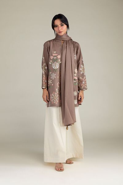 Embroidered | Cotton Dobby | Cotton Solid Pants | AED 130.00