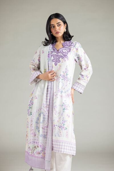 Embroidered | Textured Lawn | Tailored Lawn Set | AED 150.00