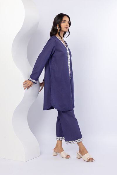 Embroidered | Cambric | Pants | AED 60.00