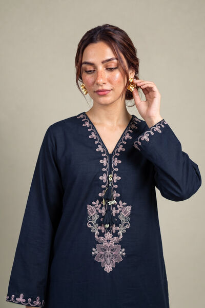 Embroidered | Light Khaddar | Fabrics 2 Piece | Top and Bottom | AED 150.00