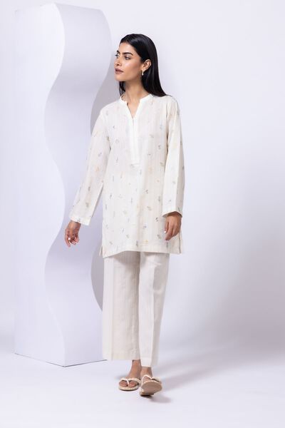 Embroidered | Leno | Kurta | AED 120.00
