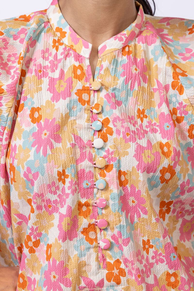 Printed | Ripple Crinkle | Kurta | AED 50.00