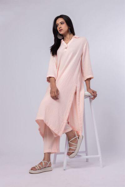 Dyed | Cheese Cloth | Kurta | AED 70.00