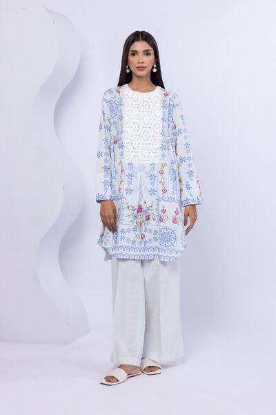 Embroidered | Crosshatch Poplin | Kurta | AED 120.00