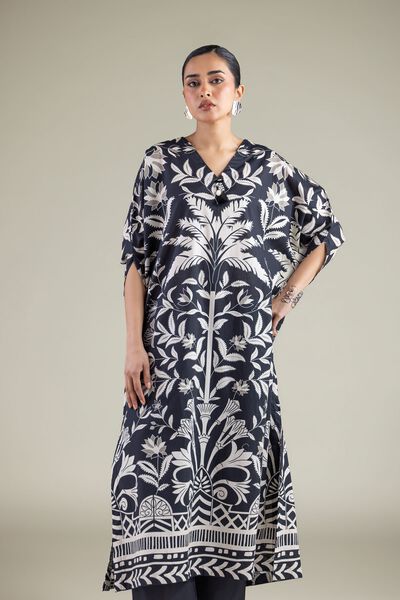 Embroidered | Cambric | Printed Cambric Kurta | AED 65.00