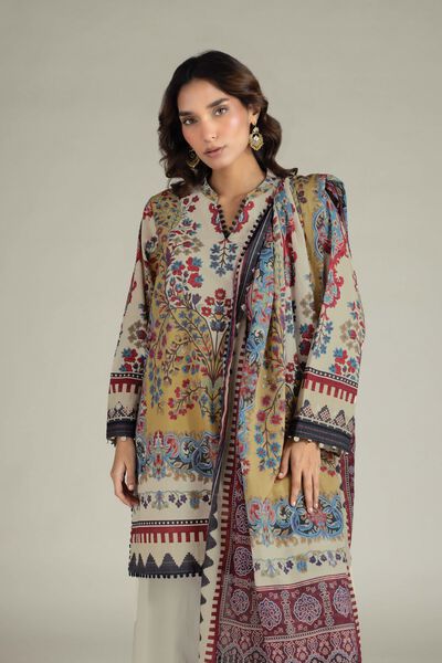 Printed | Messuri | Tailored 3 Piece | AED 250.00