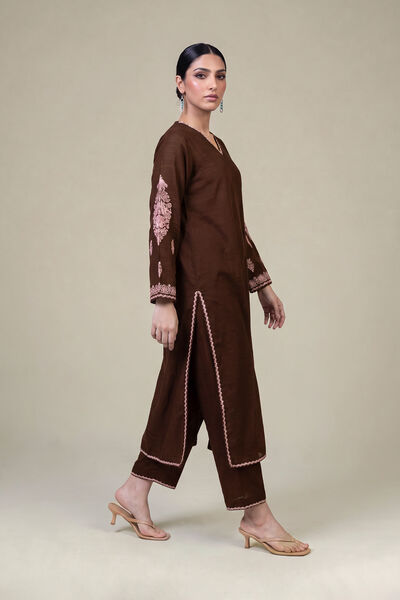 Embroidered | Light Khaddar | Solid Khaddar Pants | AED 130.00