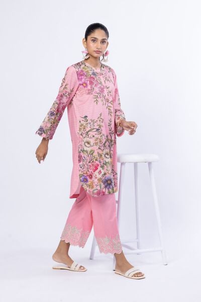 Embroidered | Cambric | Pants | AED 88.00