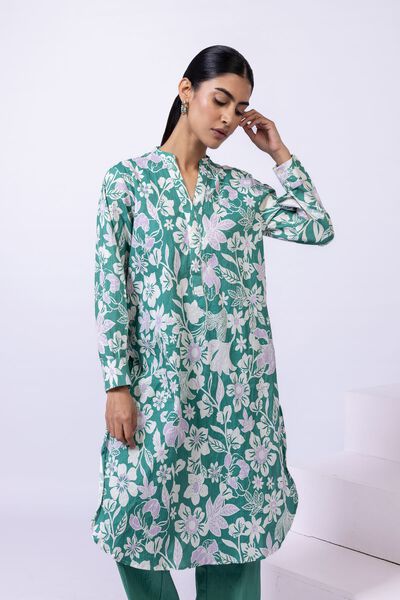 Printed | Ripple Crinkle | Kurta | AED 60.00