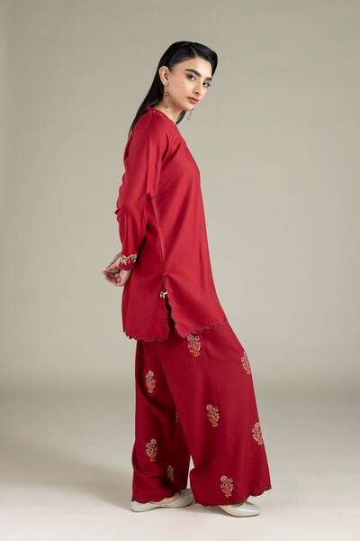 Embroidered | Heavy Blended Viscose | Pants | AED 155.00