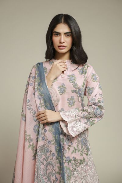 Embroidered | Mesuri | Tailored 3-Piece Set | AED 280.00