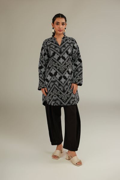 Cambric | Black Cambric Shalwar | AED 80.00
