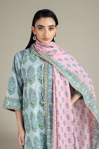 Printed | Textured Cotton | Dupatta | AED 70.00