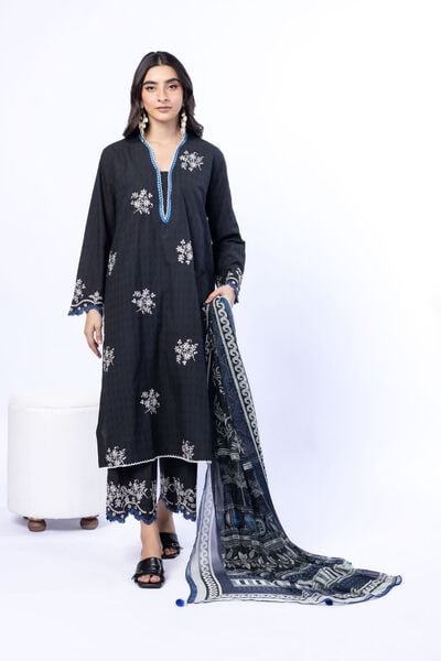 Embroidered | Cotton Dobby | Fabrics 3 Piece | AED 200.00