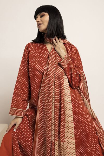 Fabrics 3 Piece Suit, RUST, hi-res