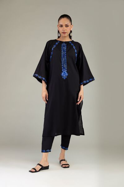 Embroidered | Cambric | Black Solid Shalwar | AED 130.00
