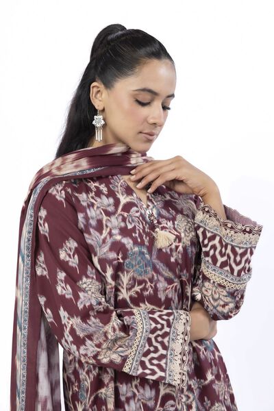 Embroidered | Cotton | Tailored 3 Piece | AED 200.00