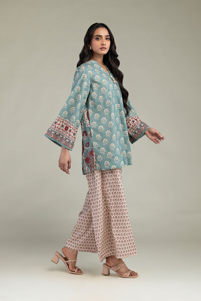 Printed | Cambric | Floral Cambric Pants | AED 130.00