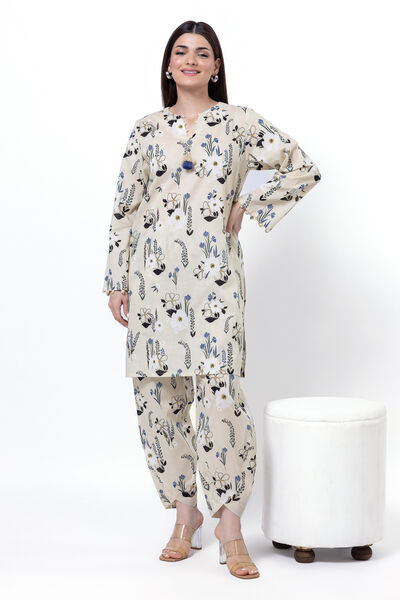 Printed | Lawn | Fabrics 2 Piece | Top and Bottom | AED 120.00