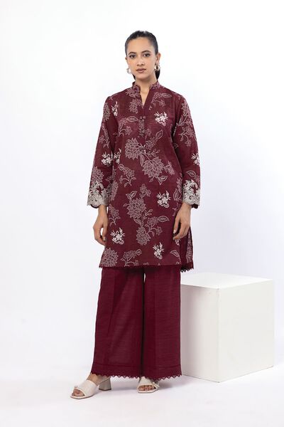 Embroidered | Light Khaddar | Fabrics 2 Piece | Top and Bottom | AED 50.00