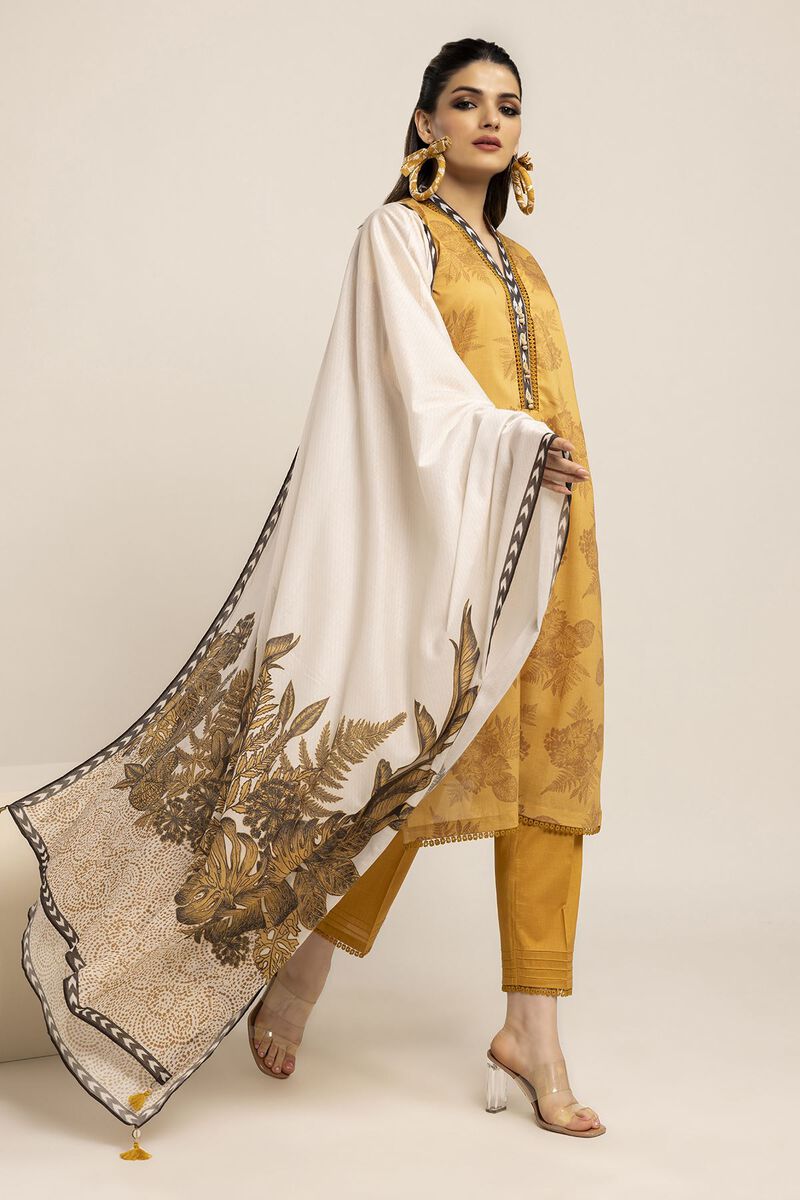 Printed | Cambric | Fabrics 3 Piece | null